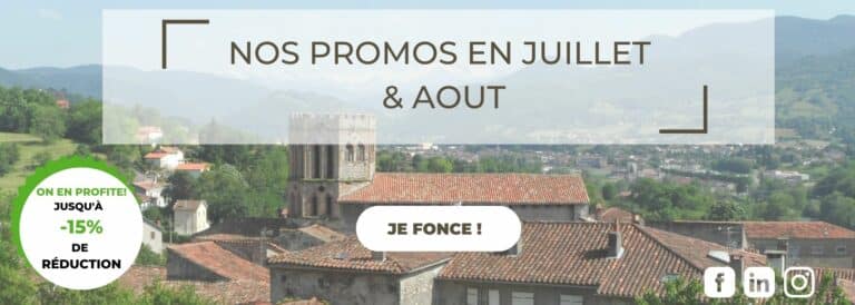 Promotion aout 2022 location vacances juillet